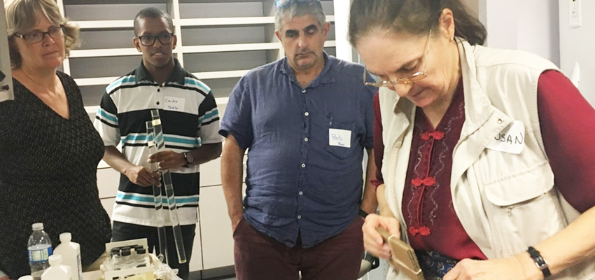 With help from Susan Murcott, who is a drinking water and waste water expert and a lecturer at the MIT D-Lab, we learned about water tests that can be performed easily without waiting weeks for results from the lab.