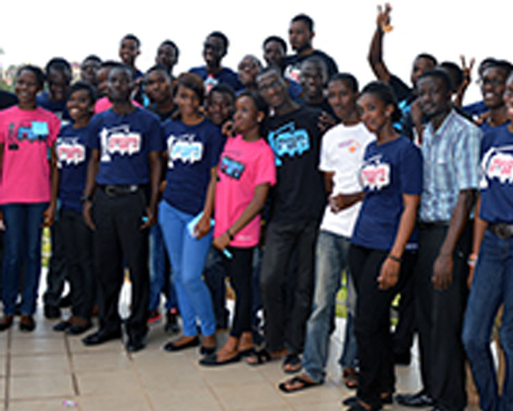 Dozens of young people took part in this year's event, learning the design cycle and building their own practical technologies for social impact.