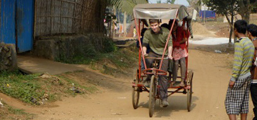 Ned considering leaving academia for life as a rickshaw wallah...