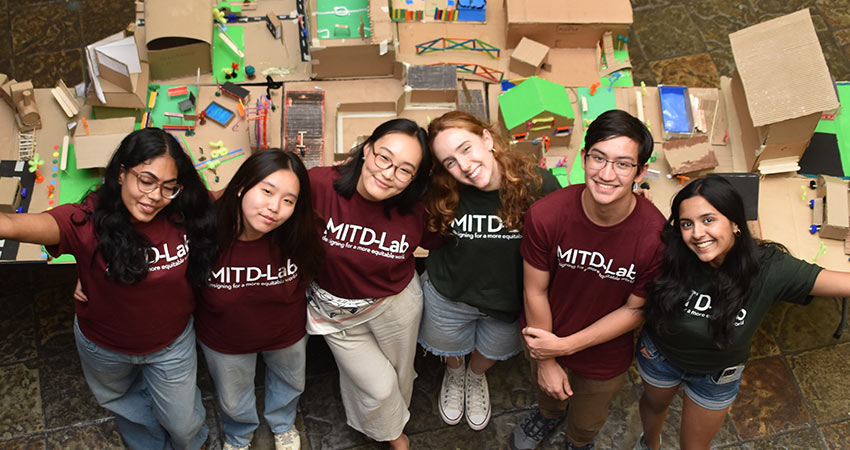 D-Lab students in Langa, South Africa, where they designed and facilitated a youth participatory co-design program in January of 2026. Photo: Courtesy MIT D-Lab